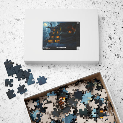 Mystical Haunted House Puzzlem, 110-1014 pieces Gothic Art, Perfect for Halloween, Family Game Night, Gift for Puzzle Lovers, Cozy Nights In The Puzzle Chest