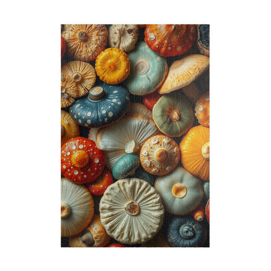Chaotic Mushroom Jigsaw Puzzle - Playful Nature Inspired Collage Design, Family Game Night, Brain Teaser, Gift for Mushroom Lover 1014 pcs (Vertical) Puzzle The Puzzle Chest