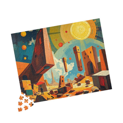 Cosmic Adventure Puzzle, Abstract Art Jigsaw Puzzle Game for Space Lovers Puzzle The Puzzle Chest
