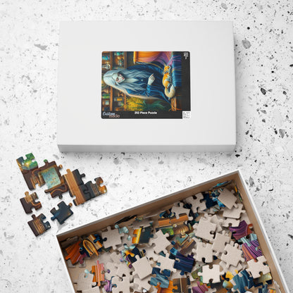 Threads of Magic Jigsaw Puzzle - Witch Puzzle, 110, 252, 520, 1014-piece Puzzle Lover Gift, Family Game Night, Therapy Activity, Halloween