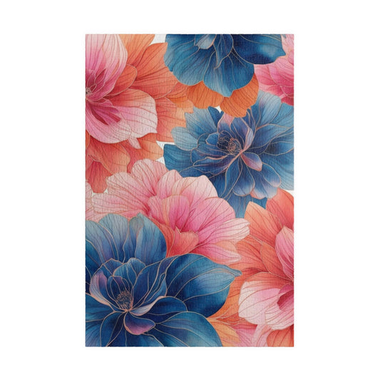 Floral Puzzle - Vibrant Flower Artwork, Jigsaw Puzzle, Home Entertainment, Friend Gift for Flower Lover, Family Fun Activity, Relaxing Hobby 1014 pcs (Vertical) Puzzle The Puzzle Chest