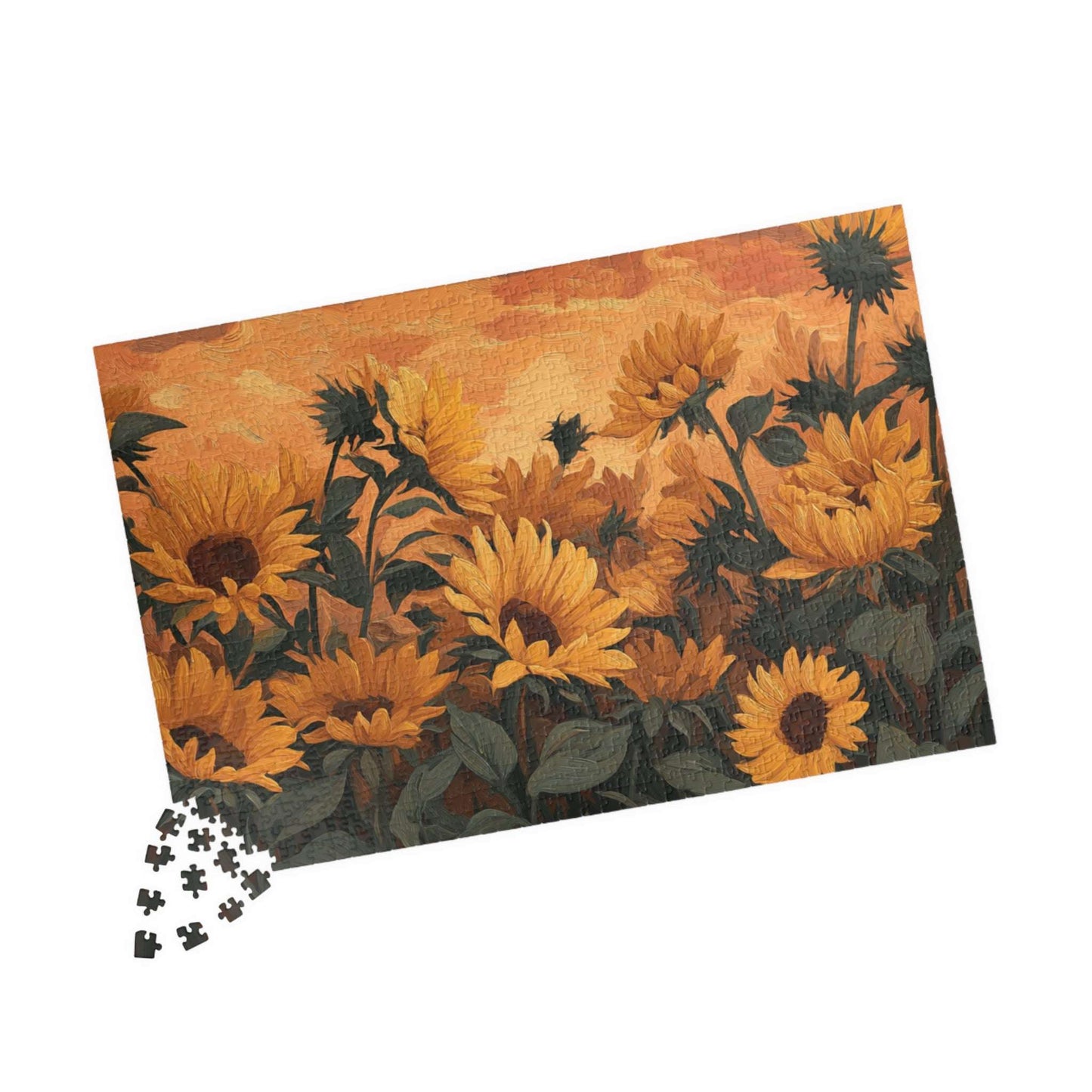 Sunflower Field Jigsaw Puzzle - Floral Puzzle