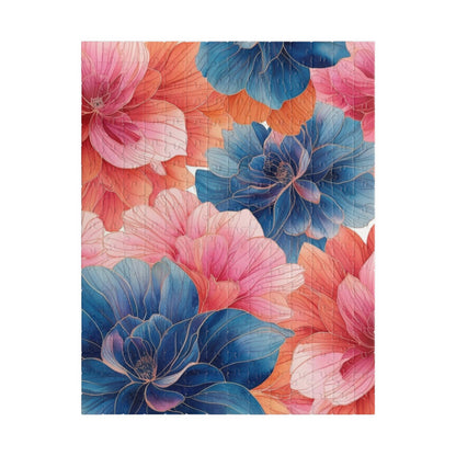Floral Puzzle - Vibrant Flower Artwork, Jigsaw Puzzle, Home Entertainment, Friend Gift for Flower Lover, Family Fun Activity, Relaxing Hobby 252 pcs (Vertical) Puzzle The Puzzle Chest