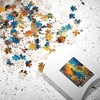 The Twins Enchanting Art Puzzle, Gemini Zodiac Sign Jigsaw Game, Ideal Family Fun Gift for Astrology Lover, Mindful Activity Brain Teaser Puzzle The Puzzle Chest