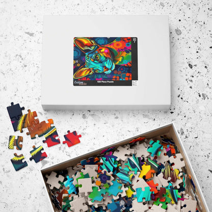Colorful Cat Jigsaw Puzzle for Adults, 110/252/520/1014 Piece Fun Animal Home Entertainment Family Game Night, Thoughtful Gift for Cat Lover Puzzle The Puzzle Chest