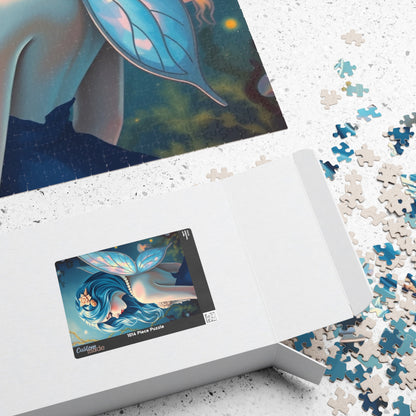 Ocean Whisperer Fairy Puzzle, 110 252 520 1014-piece Mythical Creature Jigsaw Game, Gift for Fairy Tale Lovers, Family Fun, Cozy Night In Puzzle The Puzzle Chest