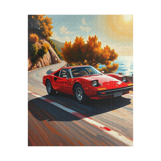 Vintage 1976 Ferrari Car Puzzle, Nostalgic Automotive Jigsaw Puzzle for Adults, Gift for Car Lovers, 110-1014 Pieces, Family Fun Activity 520 pcs (Vertical) Puzzle The Puzzle Chest