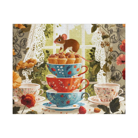 Tea Party Mouse Puzzle | Cute Animal Jigsaw Game Puzzle The Puzzle Chest