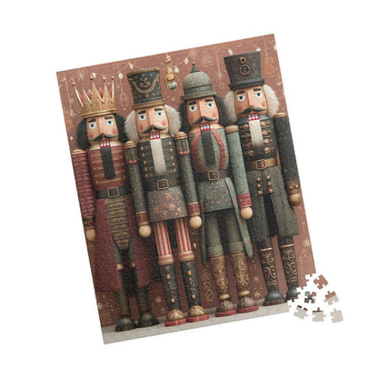Nutcracker Puzzle Art, Holiday Jigsaw, Christmas Decor, Family Fun Activity, Gift for Puzzle Lovers, Festive Home Game 520 pcs (Vertical) Puzzle The Puzzle Chest