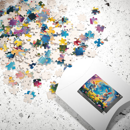 Space Bunny Jigsaw Puzzle - Whimsical Fun Family Activity or Solo Fun, Perfect Gift for Easter Puzzle The Puzzle Chest