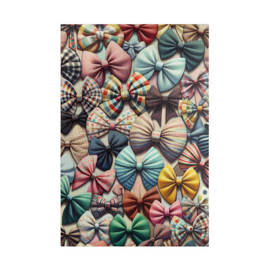 Pastel Coquette Bows Jigsaw Puzzle, 110-1014 Piece Family Fun Game, Calming Hobby, Best Unique Gift Idea, Home Entertainment Hobby 1014 pcs (Vertical) Puzzle The Puzzle Chest