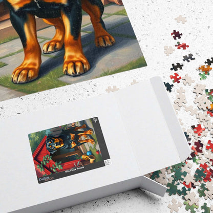 Rottweiler Jigsaw Puzzle, Holiday Birthday Gift for Dog Lovers Puzzle Enthusiasts Pet Owner, Family Activity Solo Fun, Home Entertainment Puzzle The Puzzle Chest