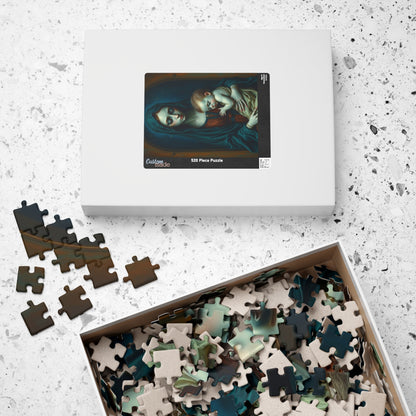 Sorrowful Mother and Child Puzzle - Gothic Art Jigsaw Game 110, 252, 520, 1014-piece, Home Decor, Best Unique Gift, Family Time, Art Lovers Puzzle The Puzzle Chest