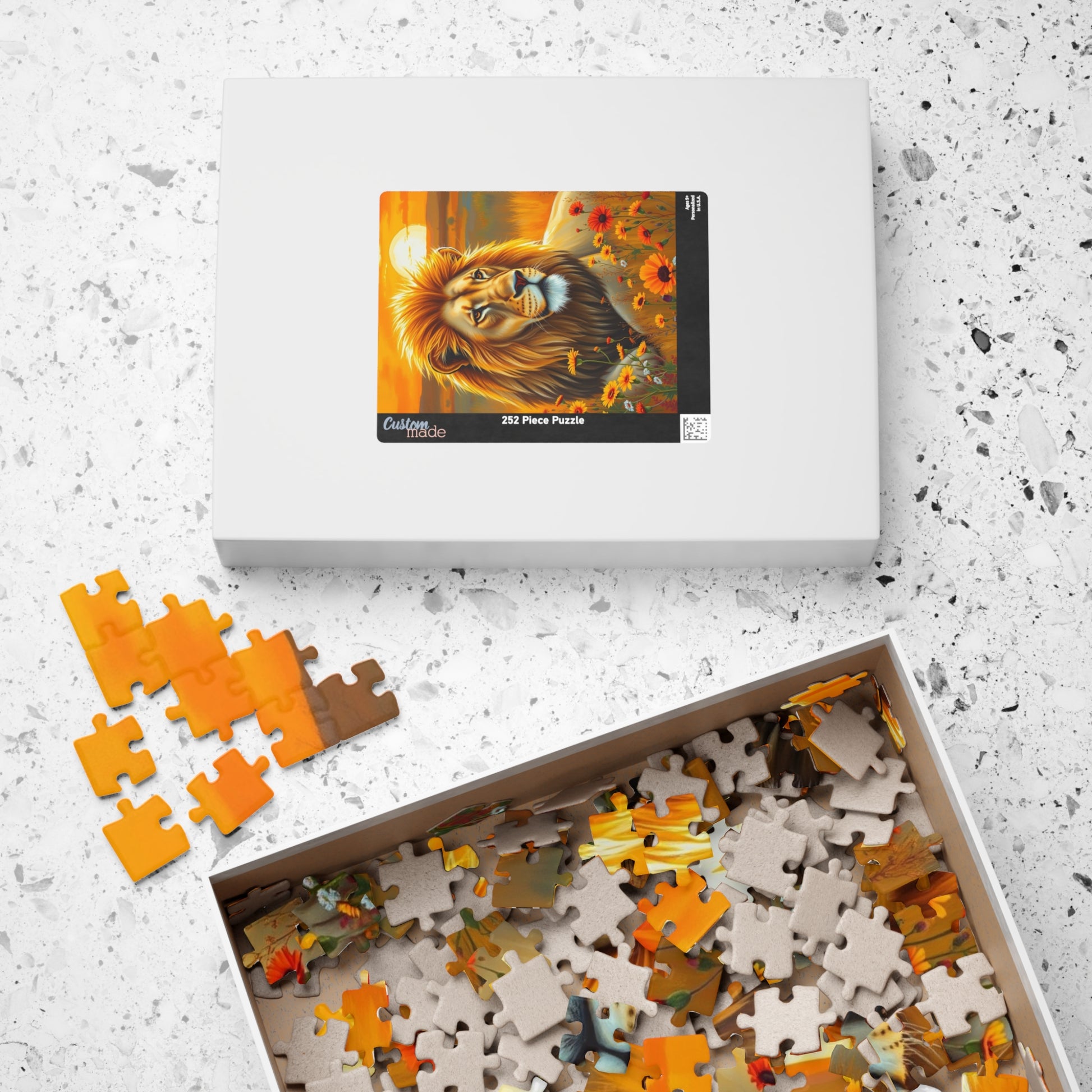 Majestic Lion Puzzle Stunning Wildlife Art, Challenging Jigsaw Game, Gift for Nature Lover Animal Enthusiast, Mindfulness Home Entertainment Puzzle The Puzzle Chest