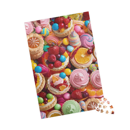 Sweet Treats Collage Puzzle, Perfect for Family or Solo Fun, Birthday Gifts, Rainy Day Entertainment, Holiday Gatherings Puzzle The Puzzle Chest