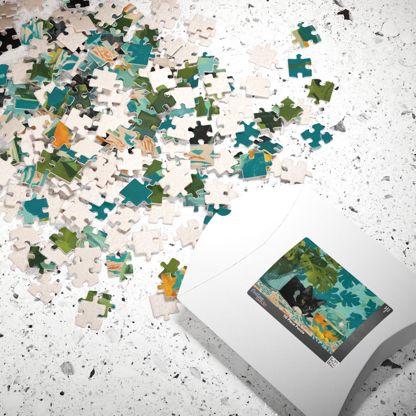 The Cat and the Goldfish Bowl – Classic Matisse-Inspired Cat Jigsaw Puzzle, Animal Theme Still Life Puzzle Puzzle The Puzzle Chest