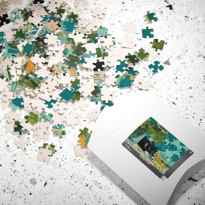 The Cat and the Goldfish Bowl – Classic Matisse-Inspired Cat Jigsaw Puzzle, Animal Theme Still Life Puzzle Puzzle The Puzzle Chest