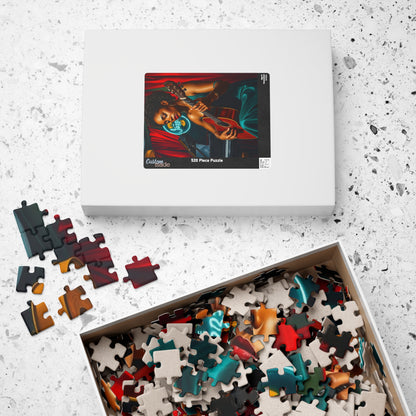 Black Jazz Singer Puzzle, 110-1014 Piece African American Woman Club Scene | Afrocentric Music Lover Gift, Family Game Night Puzzle The Puzzle Chest