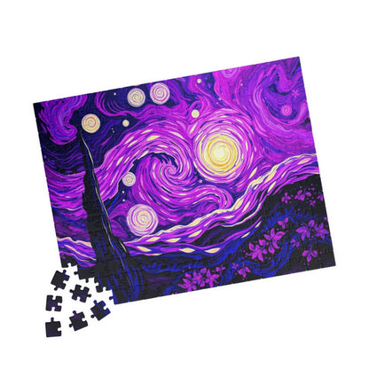 Starry Night Jigsaw Puzzle, Relaxing Art Puzzle for Adults, Home Entertainment Gift for Art Lover Family Game Nights Puzzle The Puzzle Chest