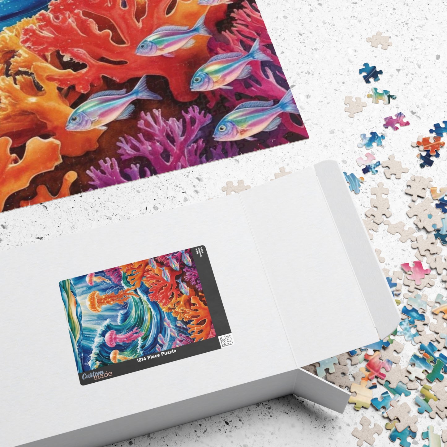 Trippy Ocean Jigsaw Puzzle, Surreal Underwater World 110 252 520 1014-Piece Artwork, Home Decor, Relaxing Family Activity, Puzzle Lover Gift Puzzle The Puzzle Chest