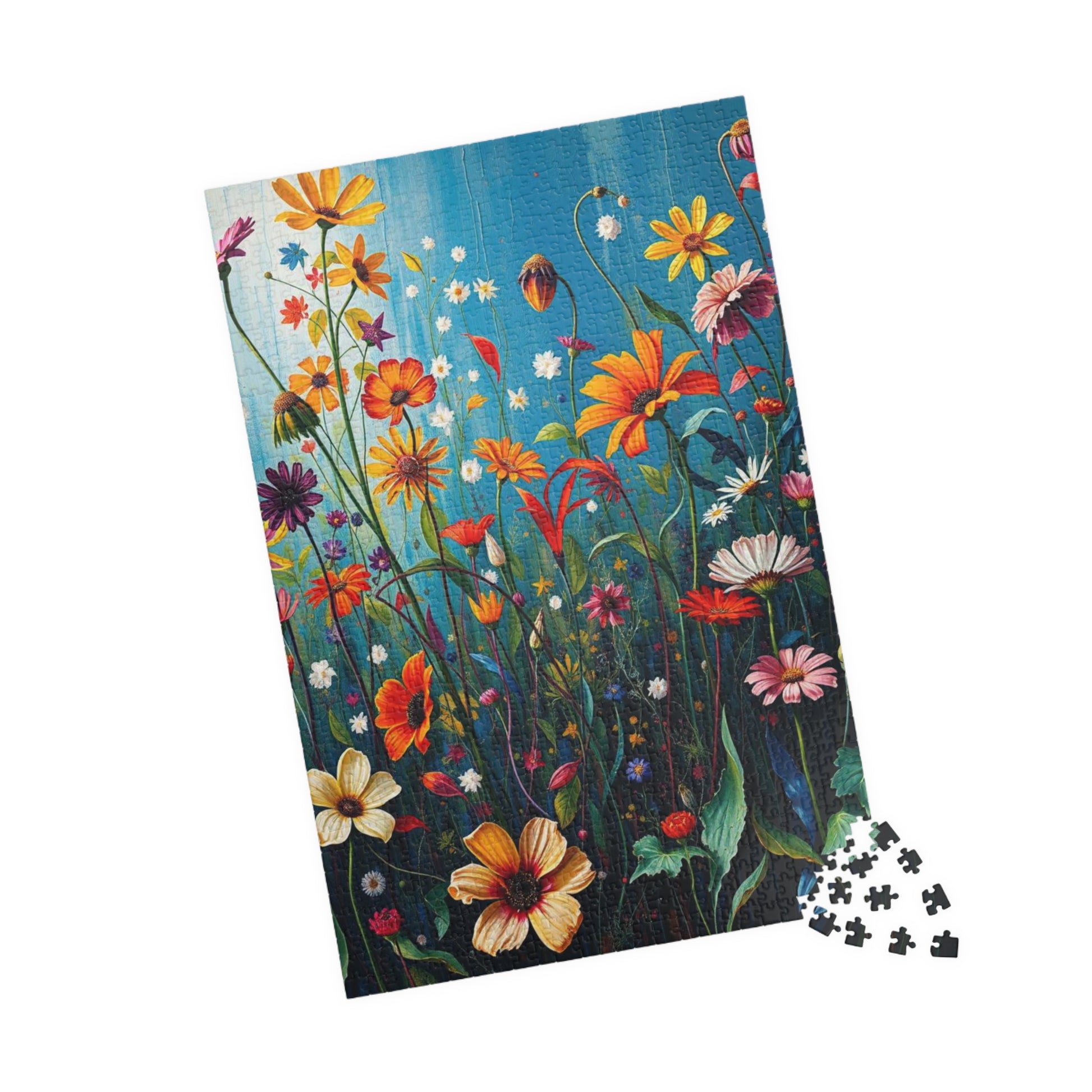 Floral Wildflower Jigsaw Puzzle, 110-1014 piece, Fun Family Activity, Unique Spring Gift for Friend Birthday Holiday, Puzzle Enthusiast Puzzle The Puzzle Chest