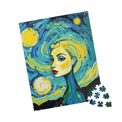 Artistic Woman-themed Puzzle, Colorful Abstract Puzzle for Art Lovers Puzzle The Puzzle Chest