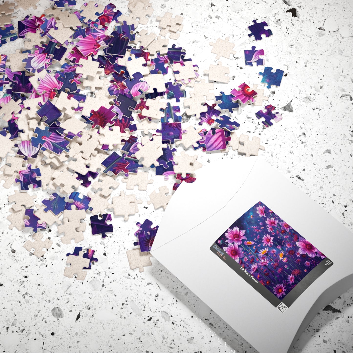 Floral Artwork Puzzle - 110, 252, 520, 1014-piece Flower Jigsaw Game for Adults, Gift for Flower Lovers, Mental Exercise for Seniors Puzzle The Puzzle Chest