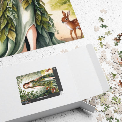 Whimsical Forest Nymph Puzzle, Mythical Creature Jigsaw Game, Best Unique Gift for Puzzle Lover Hobbyist, Fun Family Activity, Mindfulness Puzzle The Puzzle Chest