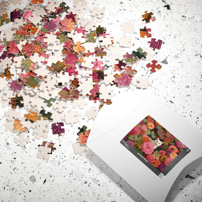 Cat Among the Flowers – Garden Cat Jigsaw Puzzle, Animal Theme Fauvist Flower Art Puzzle Puzzle The Puzzle Chest