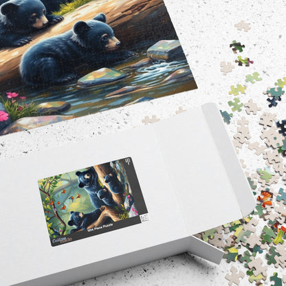 Bear Family Puzzle, Nature Themed Jigsaw for Adults, Wildlife Gift for Nature Lovers, Family Activity, Home Decor Puzzle, Creative Hobby Puzzle The Puzzle Chest