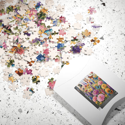 Butterfly Garden Puzzle - Field of Wildflowers and Butterflies, 110-1014 Piece Jigsaw Puzzle, Nature Scene Fun Family Activity, Fun Puzzle The Puzzle Chest