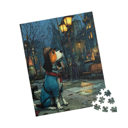 Dog Detective Jigsaw Puzzle - Animal Game, Dog Lover Gift, Family Game Night, Pet-Themed Puzzle for All Ages 252 pcs (Vertical) Puzzle The Puzzle Chest