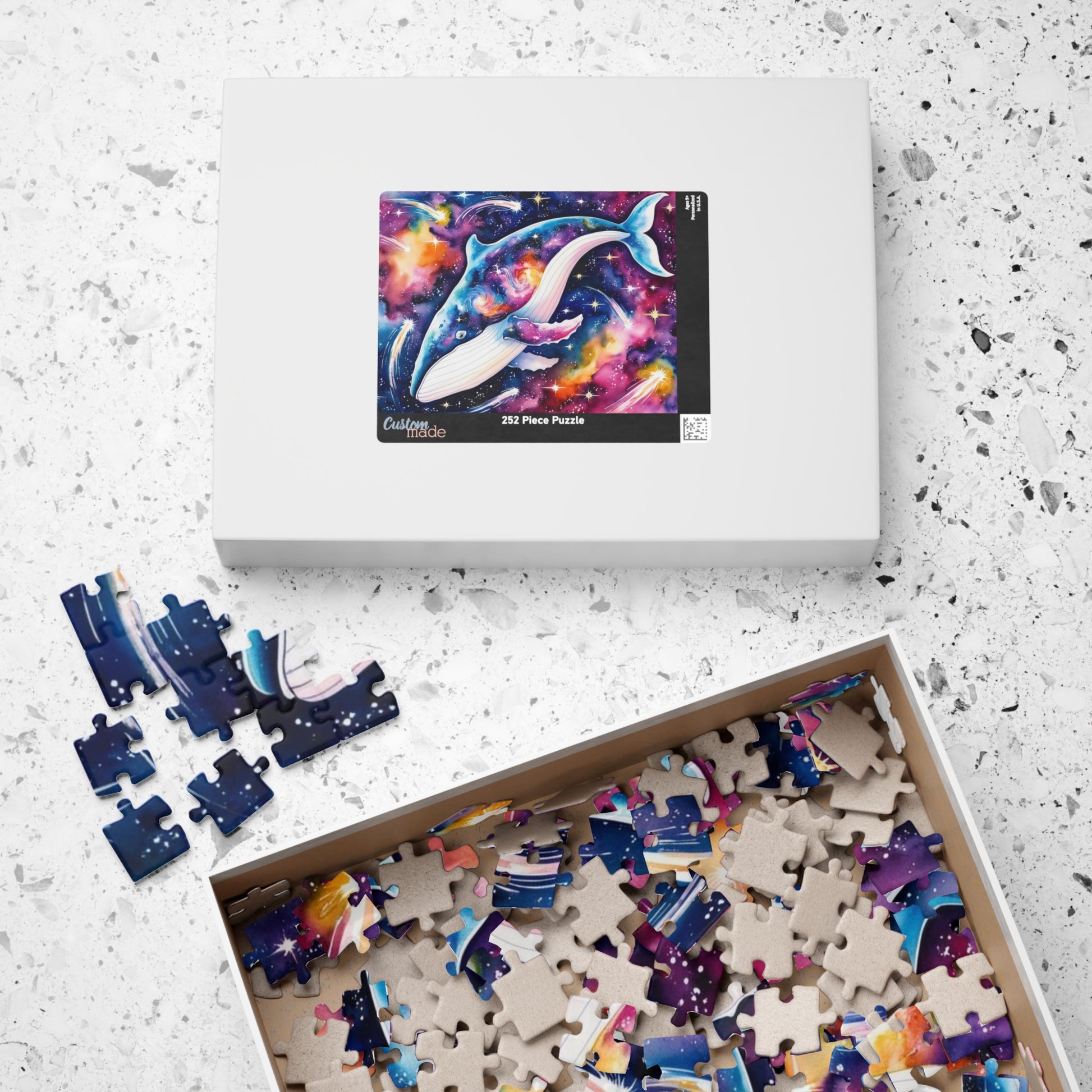 Space Animal Puzzle, Cosmic Whale Jigsaw, Starry Nebulae Game, Galaxy Puzzle Gift, Astronomical Fun Family Entertainment, Puzzle Enthusiasts Puzzle The Puzzle Chest