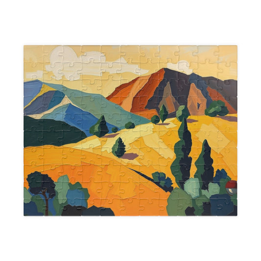 Scenic Landscape Jigsaw Puzzle, Nature Lover Gift for Friend, Creative Activity for Family Game Nights, Quiet Solo Home Entertainment 110 pcs (Horizontal) Puzzle The Puzzle Chest