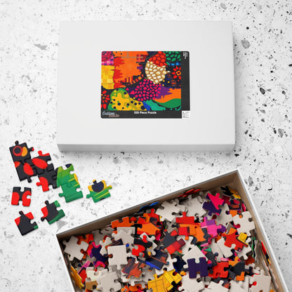 Colorful Abstract Jigsaw Puzzle - Modern Art Geometric Shapes Jigsaw Game Puzzle The Puzzle Chest