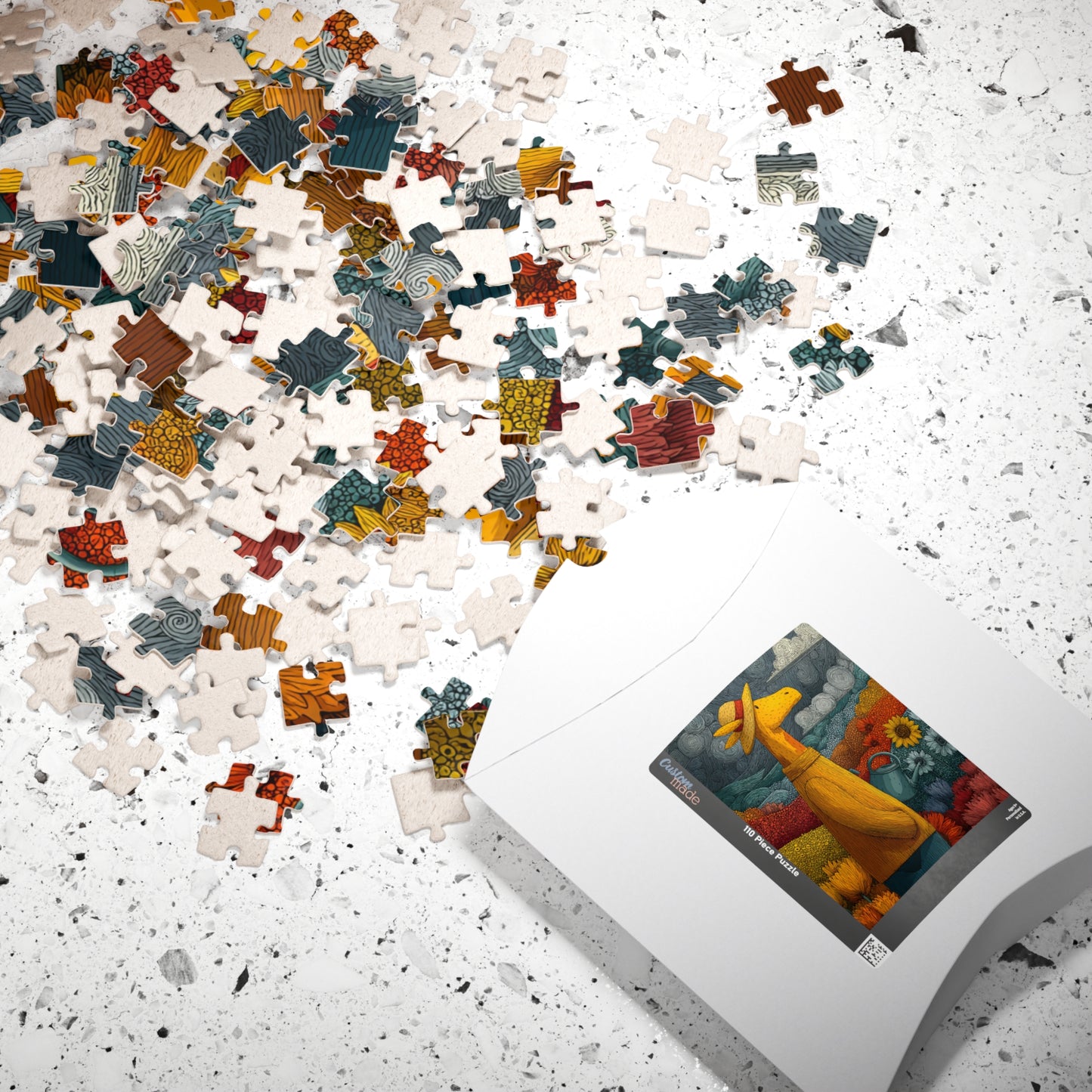 Giraffe Gardener Jigsaw Puzzle, Wildlife Themed Puzzle for Adults and Kids, Family Game, Gift for Animal Lovers Puzzle The Puzzle Chest