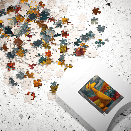 Giraffe Gardener Jigsaw Puzzle, Wildlife Themed Puzzle for Adults and Kids, Family Game, Gift for Animal Lovers Puzzle The Puzzle Chest