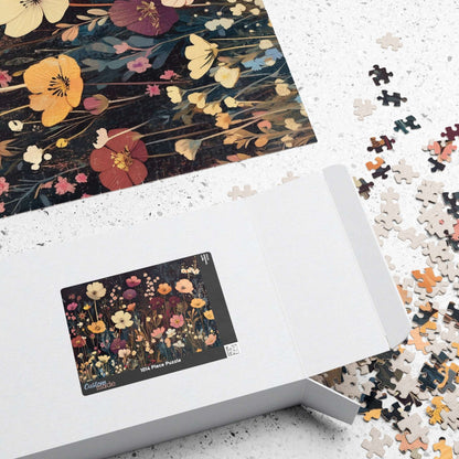 Wildflower Meadow Jigsaw Puzzle — Floral Art Puzzle
