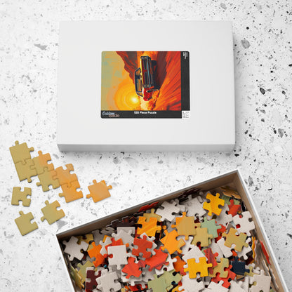 Retro Car Puzzle - Classic 1966 GTO Jigsaw Game, Vintage Artwork, Auto Lover Gift, Family Game Night, Home Entertainment, Car Enthusiast Puzzle The Puzzle Chest