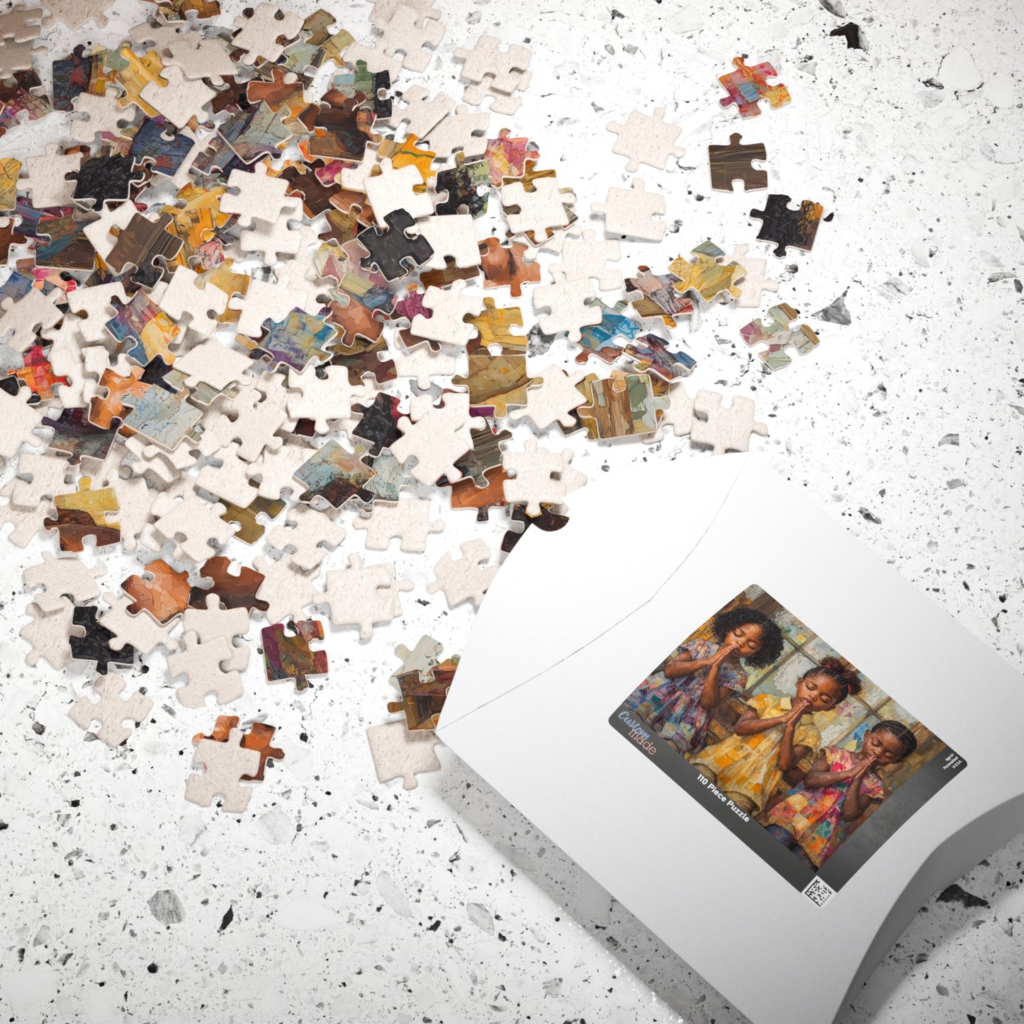 Praying African American Children Puzzle | Afrocentric Jigsaw Puzzle 110-1014 Pieces