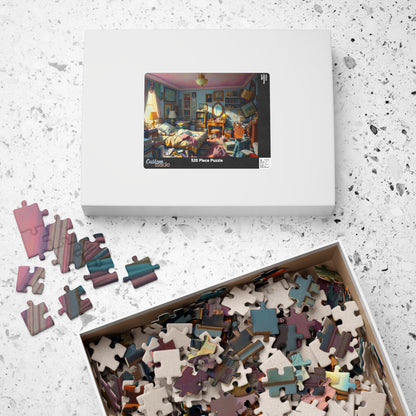 Puzzle, Messy Bedroom Jigsaw, Bedroom Puzzle Game, Bedroom Scene Puzzle, Bedroom Cleanup Puzzle, Bedroom Organization Activity