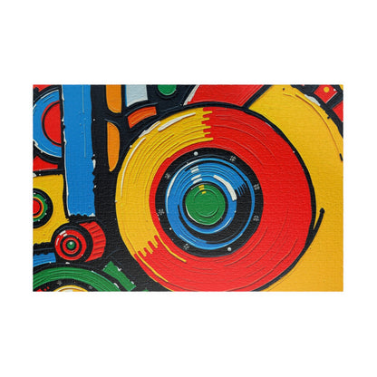 Colorful Abstract Jigsaw Puzzle, 110, 252, 520, 1014-piece, Mindful Fun, Art Lover Gift, Family Activity, Game Night Essential, Brain Teaser 1014 pcs (Horizontal) Puzzle The Puzzle Chest
