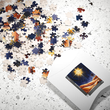 Star of David Jigsaw Puzzle, Religious Theme Faith-Based, 110, 252, 520, 1014 Piece - Holiday Gift, Jewish Holiday Celebration, Mindfulness Puzzle The Puzzle Chest