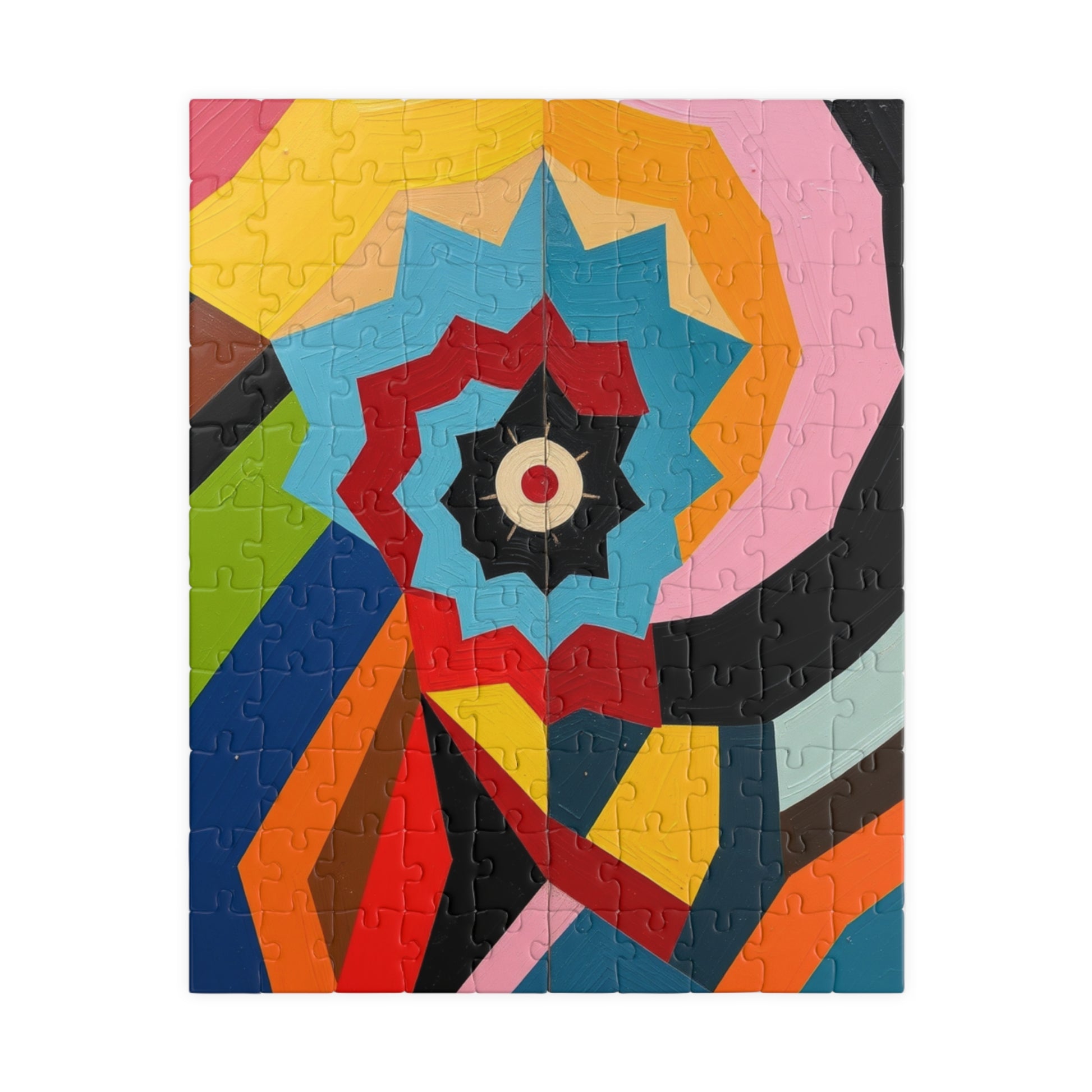 Colorful Abstract Art Puzzle for Fun Family or Solo Activity 110 pcs (Vertical) Puzzle The Puzzle Chest