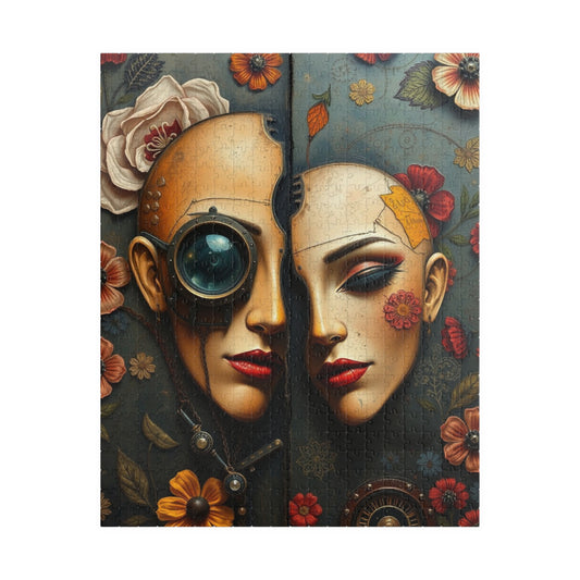 Steampunk Puzzle Art, Unique Home Decor, Fun Gift for Puzzle Lovers, Frameable Decorative Artwork, Challenging Jigsaw Game 110-1014 Pieces 520 pcs (Vertical) Puzzle The Puzzle Chest