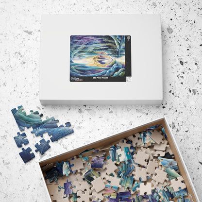 Ice Cave Trippy Puzzle | 110-1014 Piece Fantasy Jigsaw Game for Adult | Challenging Puzzle Perfect for Cozy Night, Family Bonding, and Gifts Puzzle The Puzzle Chest