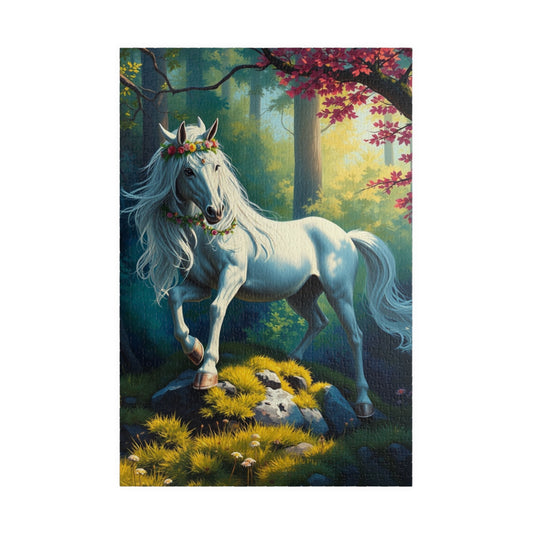 Magical Unicorn Puzzle - 110, 252, 520, 1014-piece, Jigsaw Game for Adults, Fantasy Lover Gift, Mindfulness Activity, Home Entertainment 1014 pcs (Vertical) Puzzle The Puzzle Chest