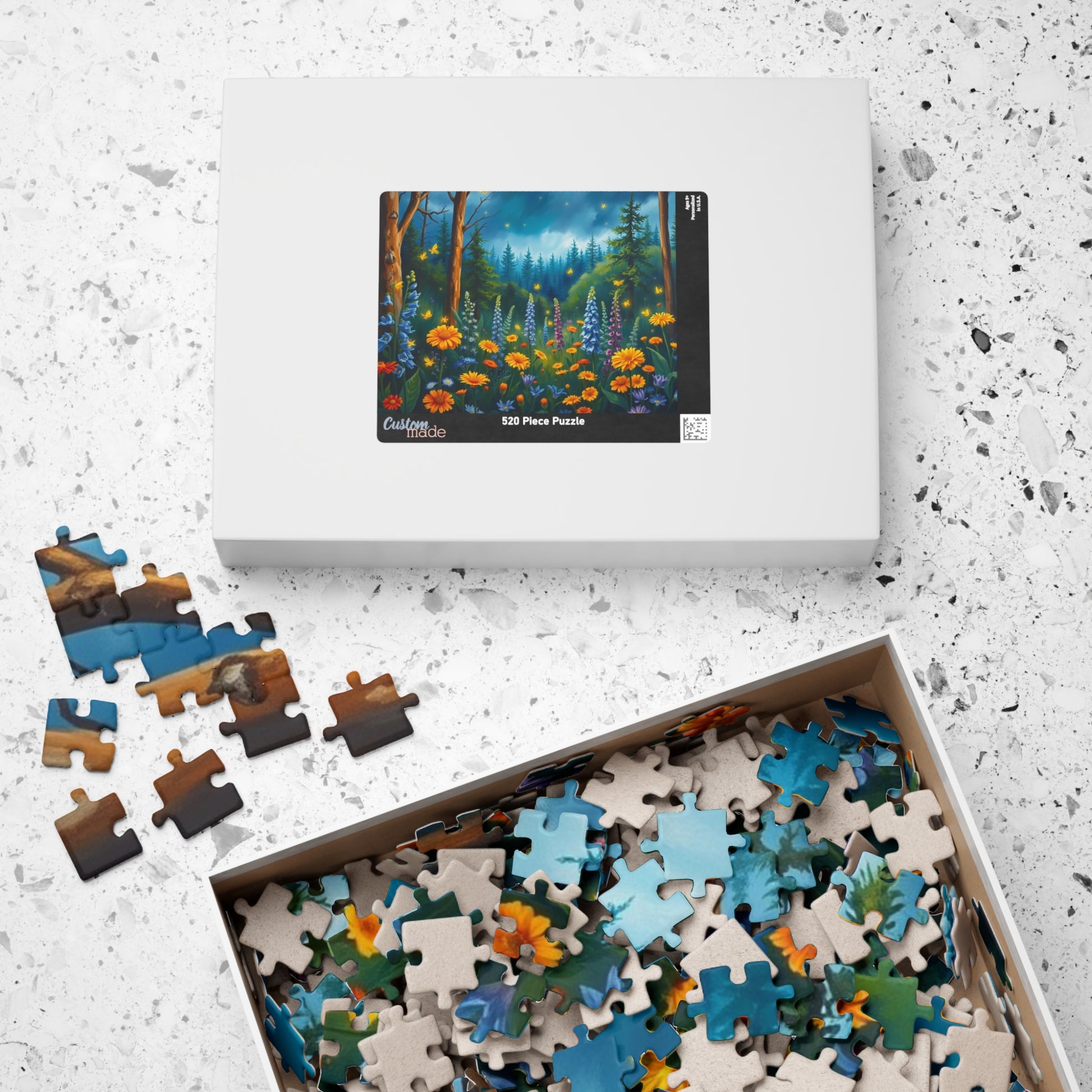 Flower Garden Landscape Puzzle | Nature Lover Gift, Family Activity, Eco-Friendly Game, Holiday Birthday Puzzle Enthusiast Hobbyist Present Puzzle The Puzzle Chest