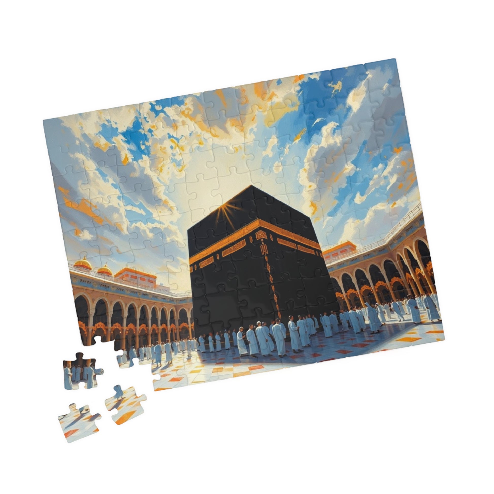 The Holy Kaaba in Mecca Puzzle, Famous Historical Religious Landmark, Islamic Faith-Based Jigsaw, Ramadan Eid Gift for Muslim Game Night Puzzle The Puzzle Chest