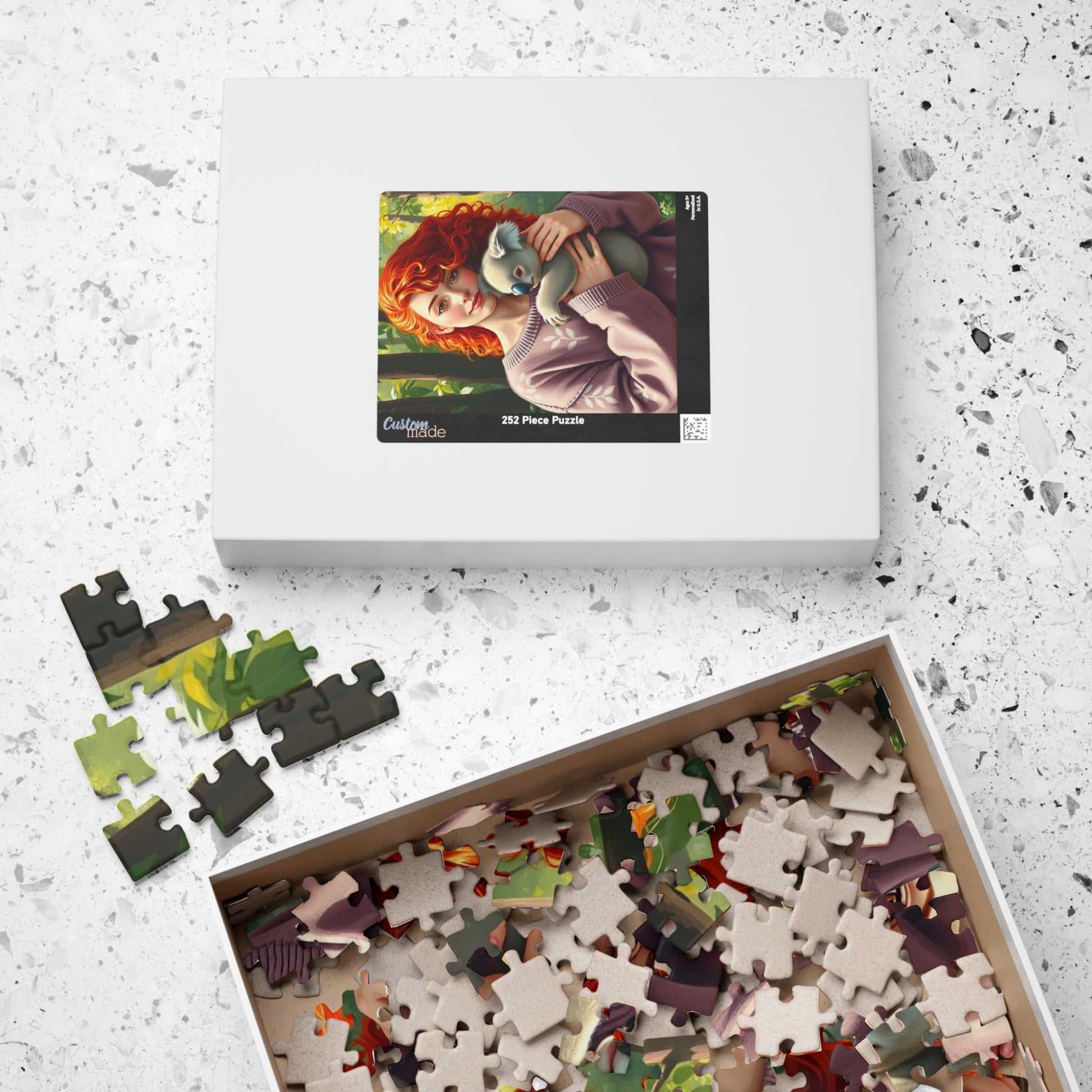 Koala Jigsaw Puzzle, Nature Wildlife Animal Theme Puzzle for Adults, Family Game Night Solo Fun, Gift for Friend, Relaxing Activity Puzzle The Puzzle Chest